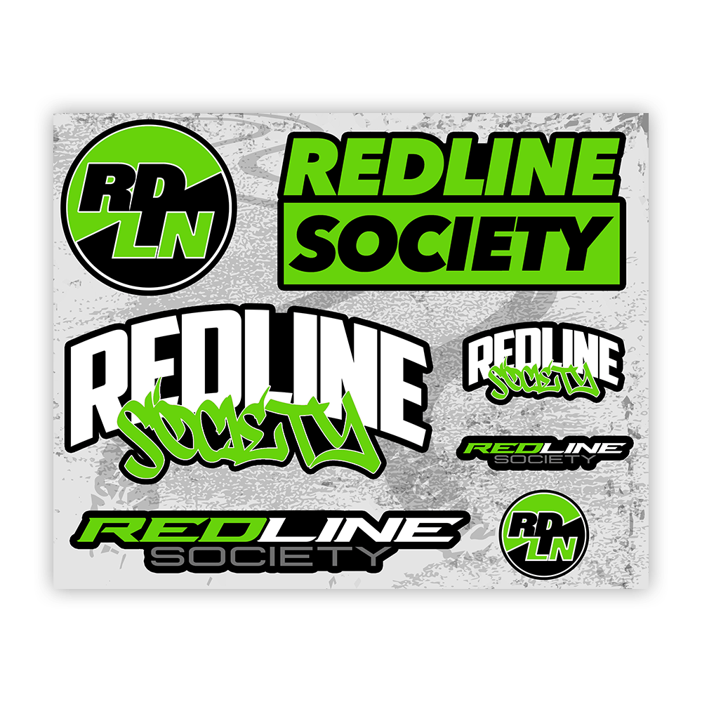 Redline Decal Pack - GREEN – Redline Society