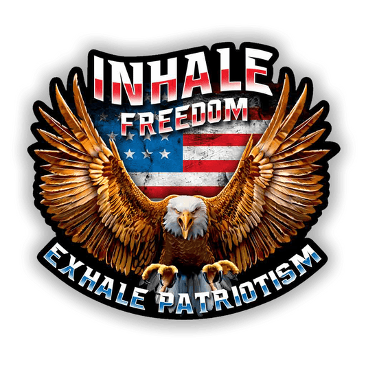 Inhale Freedom Decals